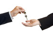 hand-over of keys - Schlüsselübergabe