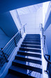Empty staircase in office Empty staircase in office