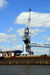 Hafenkran an den Docks