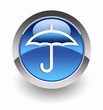 Umbrella glossy icon