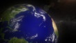 Video: (1100) Looping animated earth, sun and space night city lights (1100) Looping animated earth, sun and space night city lights