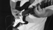 playing guitar