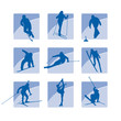 Vektor: Wintersport_Ski_Snowboard_fun Wintersport_Ski_Snowboard_fun