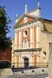 Façade de la cathédrale d'Antibes en France