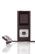mp4 player isolated on a white background