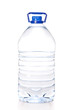 Large bottle of mineral water isolated on white background