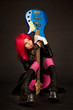 Romantic girl with guitar