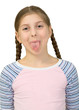 Girl to put out one is tongue