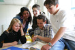 Groupe de collègiens