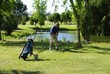 Golfspieler ,Golfplatz Carcassonne/Frankreich