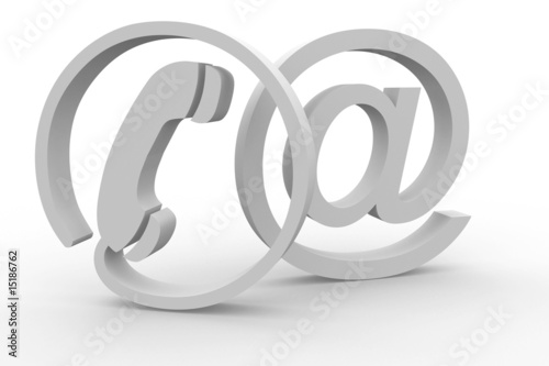 Illustration: Phone @ Contact Phone @ Contact