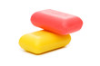 Stack of soap isolated on the white Stack of soap isolated on the white