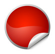 red sticker - postit red sticker - postit