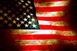 Old glory flag in stone