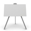 3d billboard isolated on white.