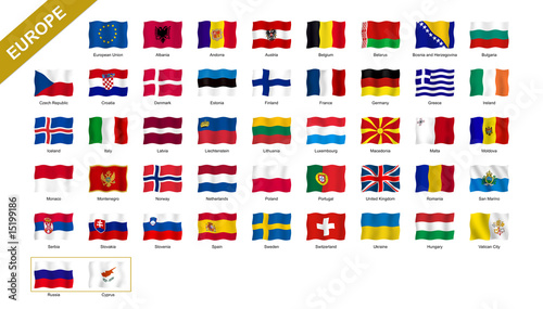 Illustration: 4/4 European flags 4/4 European flags