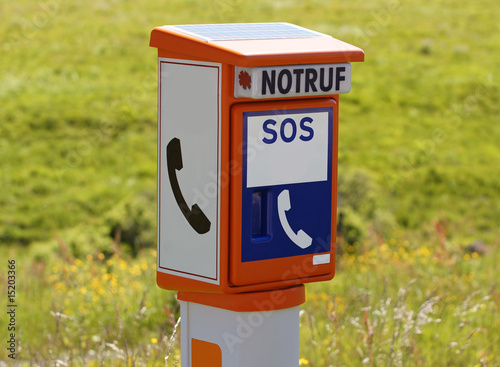 Photo: SOS - Notruf Telefon SOS - Notruf Telefon