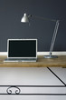 Photo: frontal Home office desk frontal Home office desk