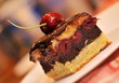 Donauwellen Kuchen mit Kirschen, Schokolade und Creme Donauwellen Kuchen mit Kirschen, Schokolade und Creme