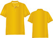 Realistic polo shirt template with only linear gradients used. Realistic polo shirt template with only linear gradients used.