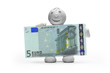 Mann Knete Geld Euro