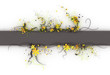 3d flowers banner template