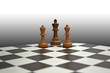 chess king and bishops