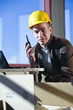 Closeup of male construction worker