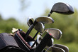 golfbag mit golfschläger