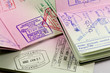 passports with visa stamps for asia