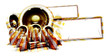 Affiche musique sepia vierge horizontal Affiche musique sepia vierge horizontal