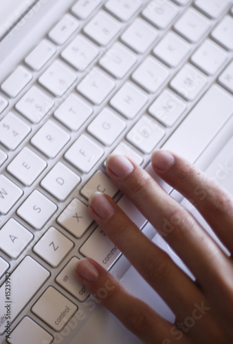 Photo: Keyboard and hands Keyboard and hands