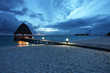 Malediven am Abend - Maldives in the evening - Angaga Malediven am Abend - Maldives in the evening - Angaga