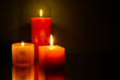 Three candles