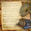 Illustration: vintage musical background vintage musical background