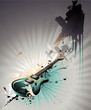 Guitar vector composition