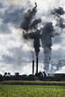 Luftverschmutzung durch Industrie - Schornsteine