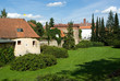 Remains of old town fortification in Trebon