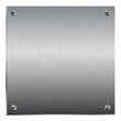 Brushed Metal Plate With Screws