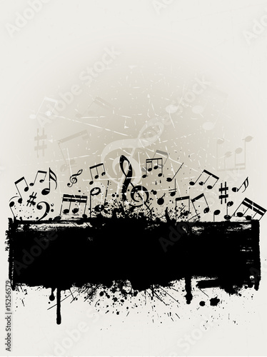 Grunge music background music background. Grunge music background