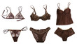 sexy brown underwear