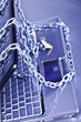 Laptop with chains