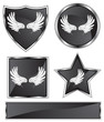 Angel Wing Black