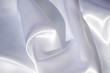 tissu de satin blanc