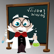Vector: science professor science professor