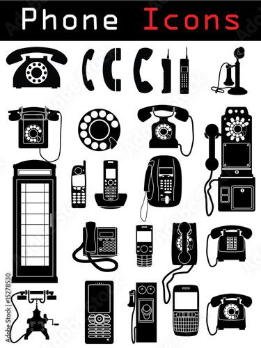 Vector: Phone Icons Phone Icons