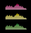 Vector illustration of digital equalizer