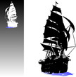boat of pirates vector illustration boat of pirates vector illustration