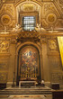 Cleaning the Basilica Vatican Inside Shrine Mary Rome Italy