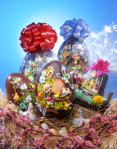 Photo : easter eggs easter eggs